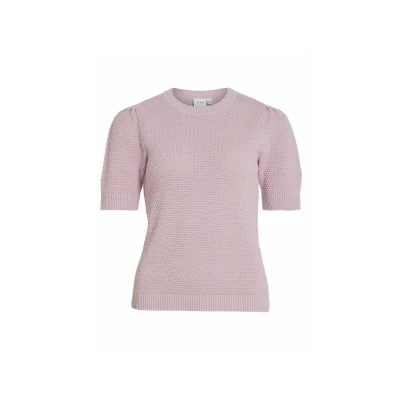 Abbildung von Vila Female Strickoberteil Kurzärmeliges