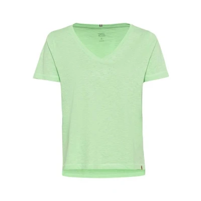 Abbildung von camel active Vneck Tshirt basic, Damen, Größe: Large, Pistaccio