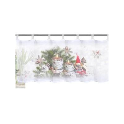 Abbildung von HOME WOHNIDEEN Scheibengardine &quot;WEIHNACHTSWICHTEL&quot;, (1 St.), HxB: 45x120