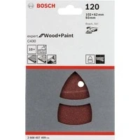 Abbildung von Schleifblatt C430 Expert for Wood and Paint, 102 x 62 / 93mm, K120