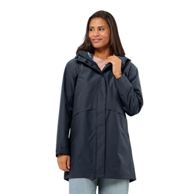 Abbildung von Jack Wolfskin Damen Cape West Coat W Mantel, Bay Leaf, L