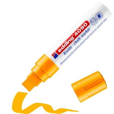 Abbildung von edding Kreidemarker 4090 4 15mm Neonorange