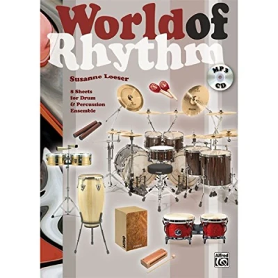 Abbildung von World of Rhythm (Buch/MP3 CD): 8 Sheets for Drum &amp; Percussion Ensemble mit MP3 CD