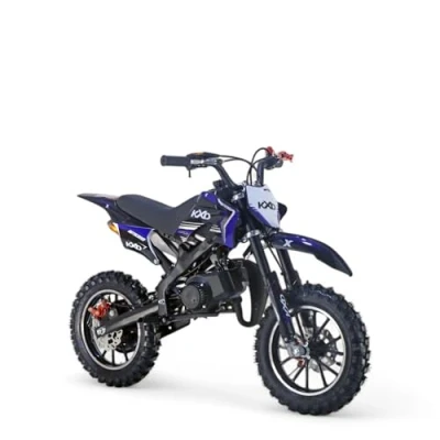 Abbildung von KXD 701 49ccm Dirt Bike DirtBike Crossbike Enduro kinder Pocket 49cc Pitbike PocketBike Motocross Motorrad Motorbike Motorsport Vollcross (blau, 2T)