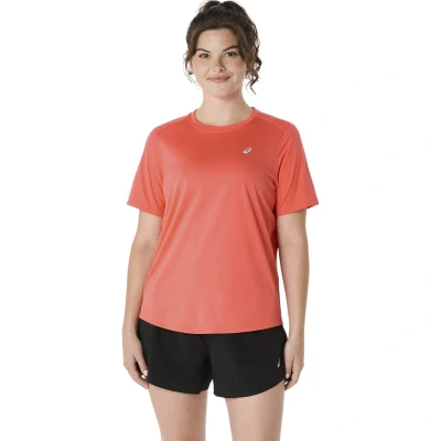 Abbildung von Asics CORE TOP Sport Tshirt, Damen, Größe: XL, Coral reef