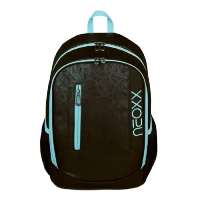 Abbildung von neoxx Schulrucksack &quot;Flow, Queen of Nite&quot;, teilweise aus recyceltem Material