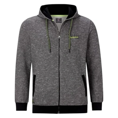Abbildung von Jan Vanderstorm Rumolt Sweatjacke, Herren, Größe: Large, Schwarz melange