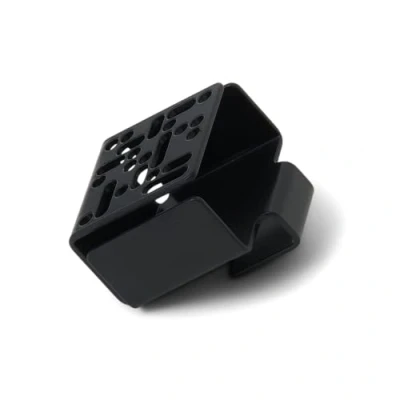 Abbildung von Pedestal Remote Box TV Mount Praktische Halterung von Fernbedienung auf der Rückseite Deines Möbels Passt zum Ständer mit Ausnahme vom Linked Tall Schrank (Schwarz)