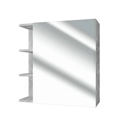 Abbildung von Vicco Badezimmerspiegelschrank Fynn, Beton, 62 x 64 cm