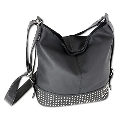 Abbildung von J JONES JENNIFER Schultertasche Große Damen Umhängetasche mit Nieten Crossbody Bag Groß