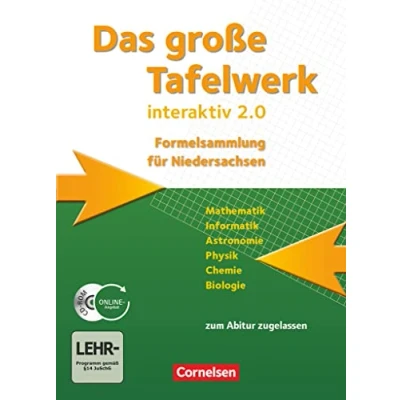 Abbildung von Das große Tafelwerk interaktiv 2.0: Schulbuch mit CD ROM (Das 2.0 Formelsammlung für die Sekundarstufen I und II: Niedersachsen)