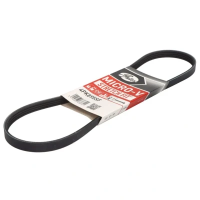 Abbildung von GATES Micro V Stretch Fit 4PK895SF Keilrippenriemen 895 4 PA (Polyamid), EPDM (Ethylen Propylen Dien Kautschuk) BMW: 3 Limousine, Compact, X3