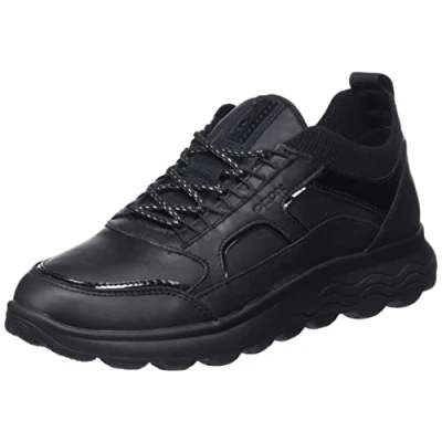 Abbildung von Geox Spherica Sneaker low, Damen, Größe: 38, Schwarz Schuhe