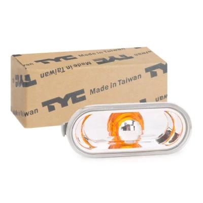 Abbildung von TYC 18 0605 01 2 Blinker orange beidseitig, seitlicher Einbau ohne Lampenträger VOLKSWAGEN: Caddy 3 Kastenwagen, Golf 4 Schrägheck, up! Schrägheck