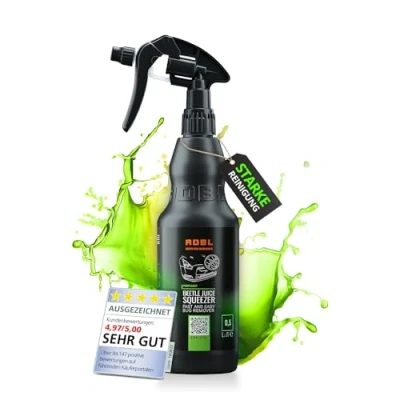 Abbildung von ADBL Beetle Juice Squeezer (500ml) kraftvoller Lackreiniger gegen angetrocknete Insektenreste &amp; Vogelkot Auto Insektenentferner Insektenreiniger für Glas, Lack, Chrom Kunststoff