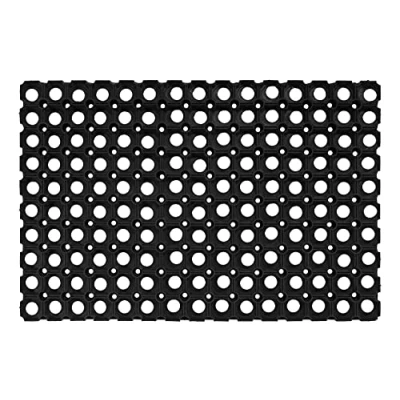 Abbildung von Fußmatte Gummi Ringmatte, Andiamo, rechteckig, Höhe: 15 mm, Schmutzfangmatte, In und Outdoor geeignet, besonders robust