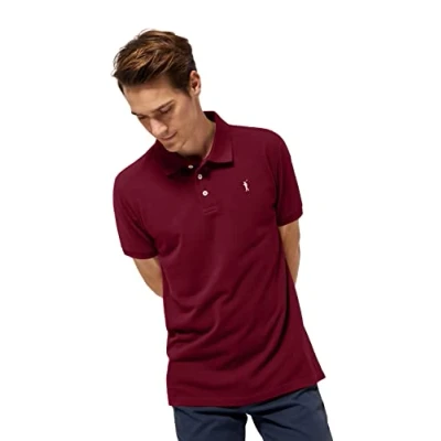Abbildung von Polo Club Regular FIT Ninogoal B P MC Poloshirt, Herren, Größe: Small, Garnet