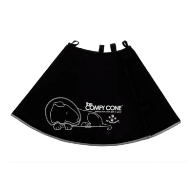 Abbildung von Comfy Cone Halskrause Schwarz S