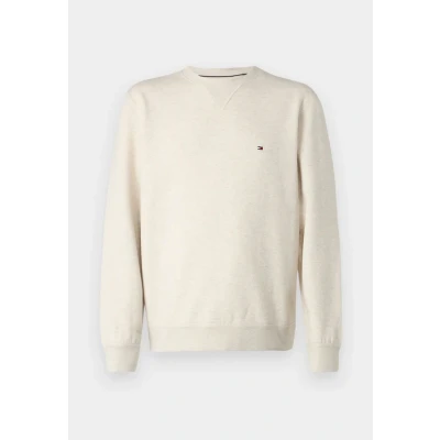 Abbildung von Tommy Hilfiger Seasonal CREW NECK Sweatshirt, Herren, Größe: 3XL, Heathered oatmilk