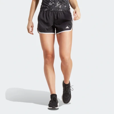 Abbildung von adidas Performance Marathon 20 Running kurze Sporthose Black white, Damen, Größe: XSx4&quot;, white