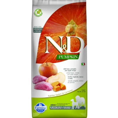 Abbildung von N&amp;D Pumpkin DOG Adult M/L Wildschwein &amp; Apfel varianten 12 kg