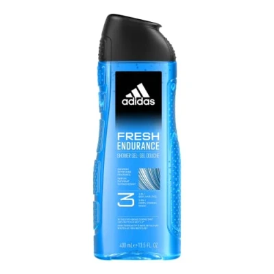 Abbildung von Adidas, Fresh Endurance Duschgel 3 in 1 für Körper, Haare und Gesicht, vegane Formel, 400 ml