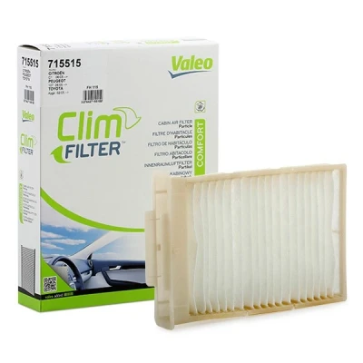 Abbildung von VALEO CLIMFILTER COMFORT 715515 Innenraumfilter Partikelfilter 220 167 20 TOYOTA: Aygo, CITROËN: C1 I, PEUGEOT: 107 Schrägheck