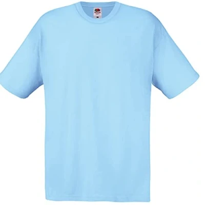 Abbildung von Fruit of the Loom T Shirt, himmelblau, L