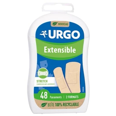 Abbildung von Urgo Pflaster Stretch Strech Antihaft Kompresse Box mit 30 Pflastern