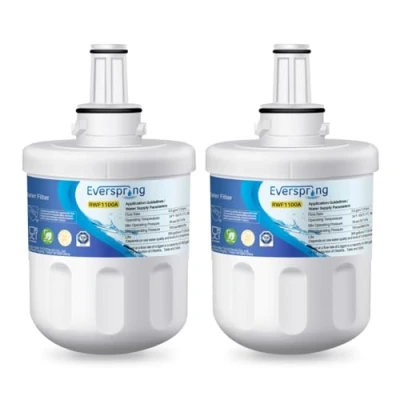 Abbildung von Kühlschrank Wasserfilter Ersatz für Samsung DA29 00003F, 00003G, Aqua Pure Plus Hafin, 00003B, 00003A, DA97 06317A, RFC1100A 2 stück von EVERSPRING RWF1100A (rechnung vorhanden)
