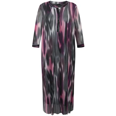 Abbildung von Ulla Popken MIDI Maxikleid, Damen, Größe: 46/48, Pruim