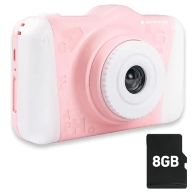 Abbildung von AGFA PHOTO Realikids Cam 2 Digitalkamera für Kinder (Foto, Video, LCD Display, 3,5 Zoll, Fotofilter, Selfie Modus, Lithium Akku)