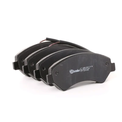 Abbildung von BREMBO P 23 136 Bremsbelagsatz inkl. Verschleißwarnkontakt mit Bremssattelschrauben Zubehör CITROËN: Jumper II Kastenwagen