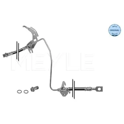 Abbildung von MEYLE 614 525 0011 Bremsschläuche rechts, Hinterachse 760 M10x1 OPEL: Astra H Schrägheck, G CC, Caravan