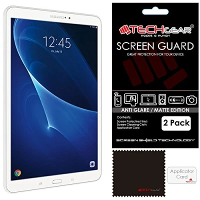 Abbildung von TECHGEAR (2 Stück Matte Displayschutzfolien für Samsung Galaxy Tab A 10,1 Zoll 2016 2018 Blendschutz Schutzfolie (SM T580 / SM T581 T585)