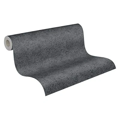 Abbildung von A.S. Création Vliestapete &quot;Greyvolution&quot;, Strukturmuster gemustert Motiv, Tapete Betonoptik Tapeten Wohnzimmer Schlafzimmer Küche modern Design