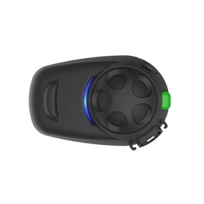 Abbildung von Sena SMH5 Multicom Bluetooth Kommunikationssystem für Motorräder und Roller mit Schnellmontage Helmklemmeinheit, schwarz