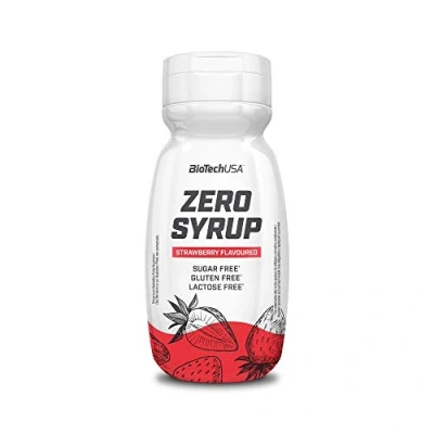 Abbildung von BioTechUSA Zero Syrup Erdbeere, zuckerfrei, laktosefrei, fettfrei sirup, 320ml