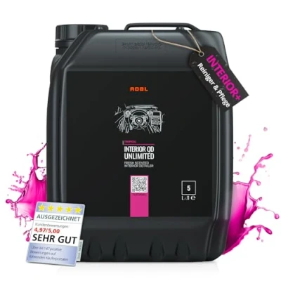 Abbildung von ADBL Interior QD Unlimited (5L) Hochwertiger Innenraum Detailer Erfrischt, Reinigt und Schützt Antistatisch mit UV Schutz Streifenfreies Finish für alle Materialien im