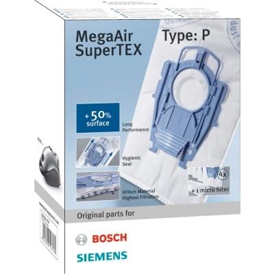 Abbildung von Bosch Siemens 00468264 staubsaugerbeutel Staubsauger BBZ41FP typ p, 4 stück + 1 microfilter