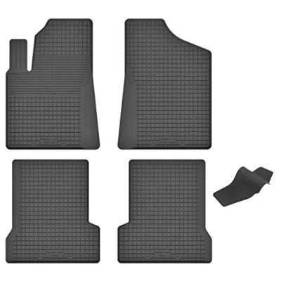 Abbildung von Gummimatten mit Tunnel kompatibel FIAT SEICENTO (Bj. 1998 2010) ideal angepasst 5 Teile EIN Set