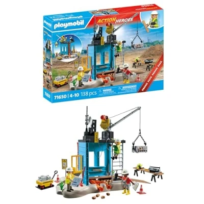 Abbildung von Playmobil® Konstruktions Spielset Baustelle (71650), Action Heroes, (138 St), Made in Europe