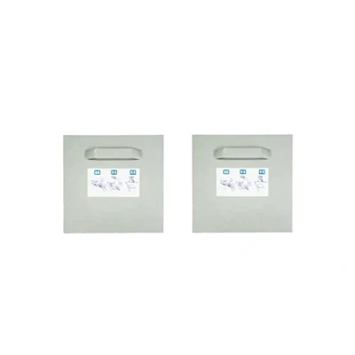 Abbildung von Selbstklebendes Befestigungsset Bilderhalter Spiegelhalter Dibond Aufhänger Haftbleche (2x Halter, 100x100mm)