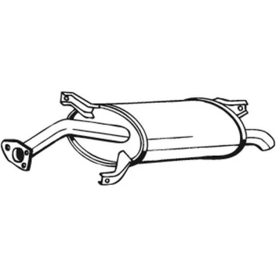 Abbildung von BOSAL 177 001 Endschalldämpfer MITSUBISHI: Carisma Limousine, Schrägheck