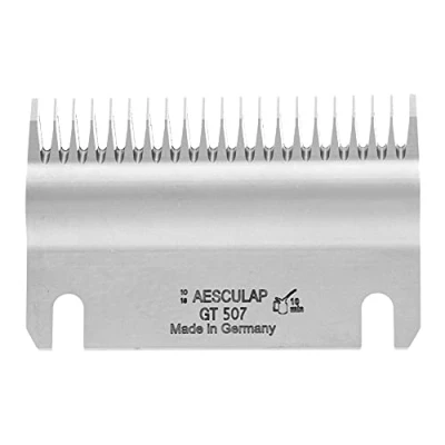 Abbildung von Kerbl GT507 Untermesser für Aesculap Schermesser Econom, 21 Zähne, 3mm Schnittlänge, 100 Stück