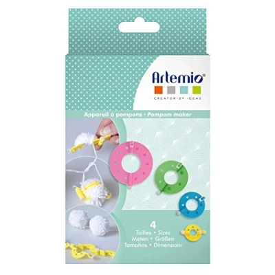 Abbildung von Artemio Set mit 4 Pompons