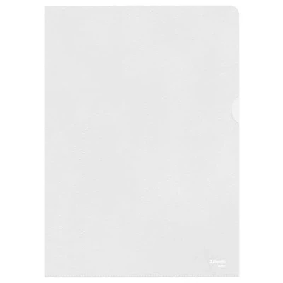 Abbildung von Esselte chemise coin, transparent, genarbt, A4, Polypropylen 90 Mikron, 100 Stück, 18203
