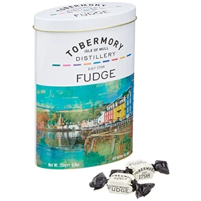 Abbildung von Gardiner&#039;s of Scotland Tobermory Malt Whisky Fudge 250g Handgemachte, weiche Karamell Bonbons
