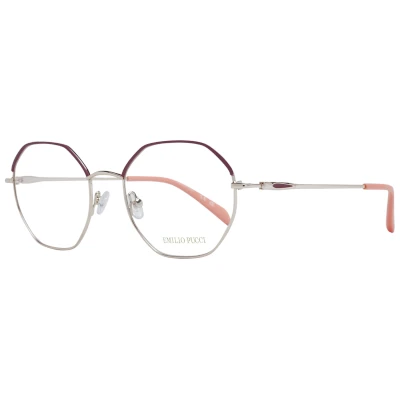 Abbildung von Emilio Pucci Unisex EP5169 Sunglasses, Red/Other, 54