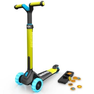 Abbildung von BERG Nexo Kinderroller faltbar lime + magnet deck Lichter